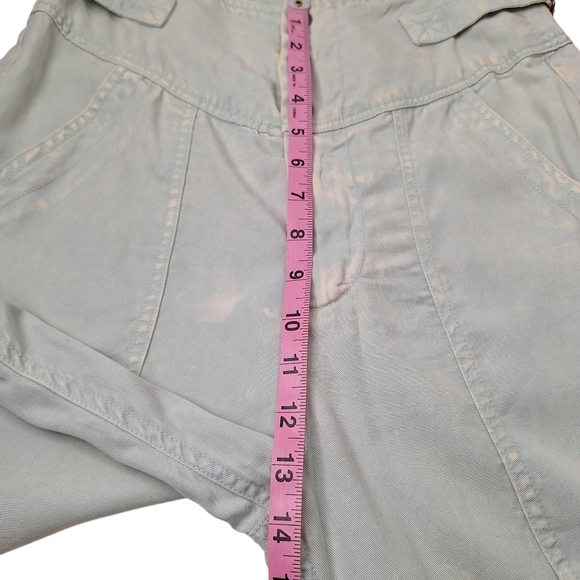 NEW Young Fabulous & Broke Small High Rise Tencel Pant Water Potassium Wash Mint - Picture 11 of 16